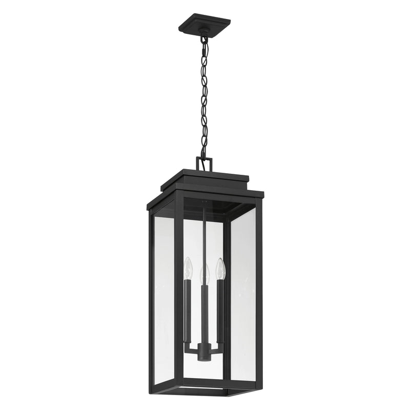 Hillside 11" Exterior Pendant Light - Textured Black