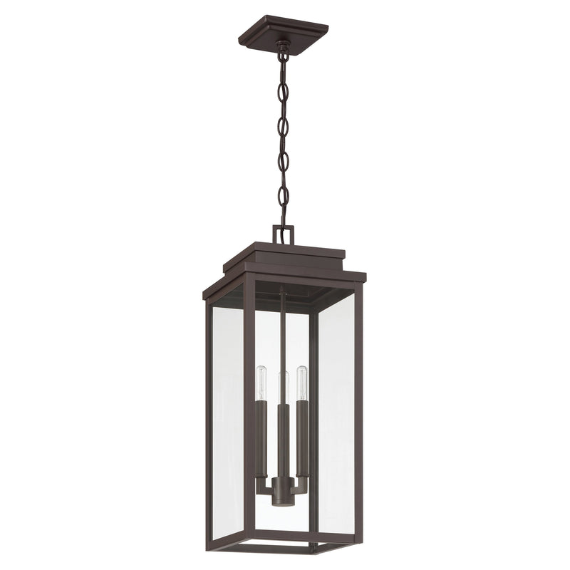 Hillside 9" Exterior Pendant Light - Dark Bronze