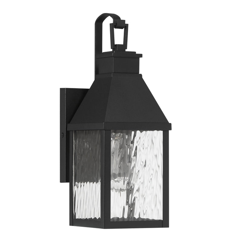 Glencrest 14" Exterior Wall Sconce - Textured Black