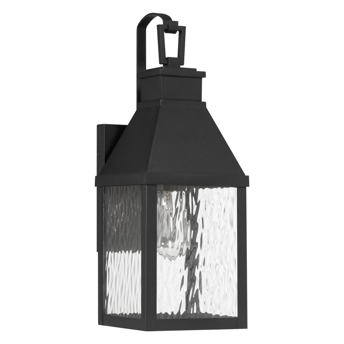 Glencrest 18" Exterior Wall Sconce - Textured Black