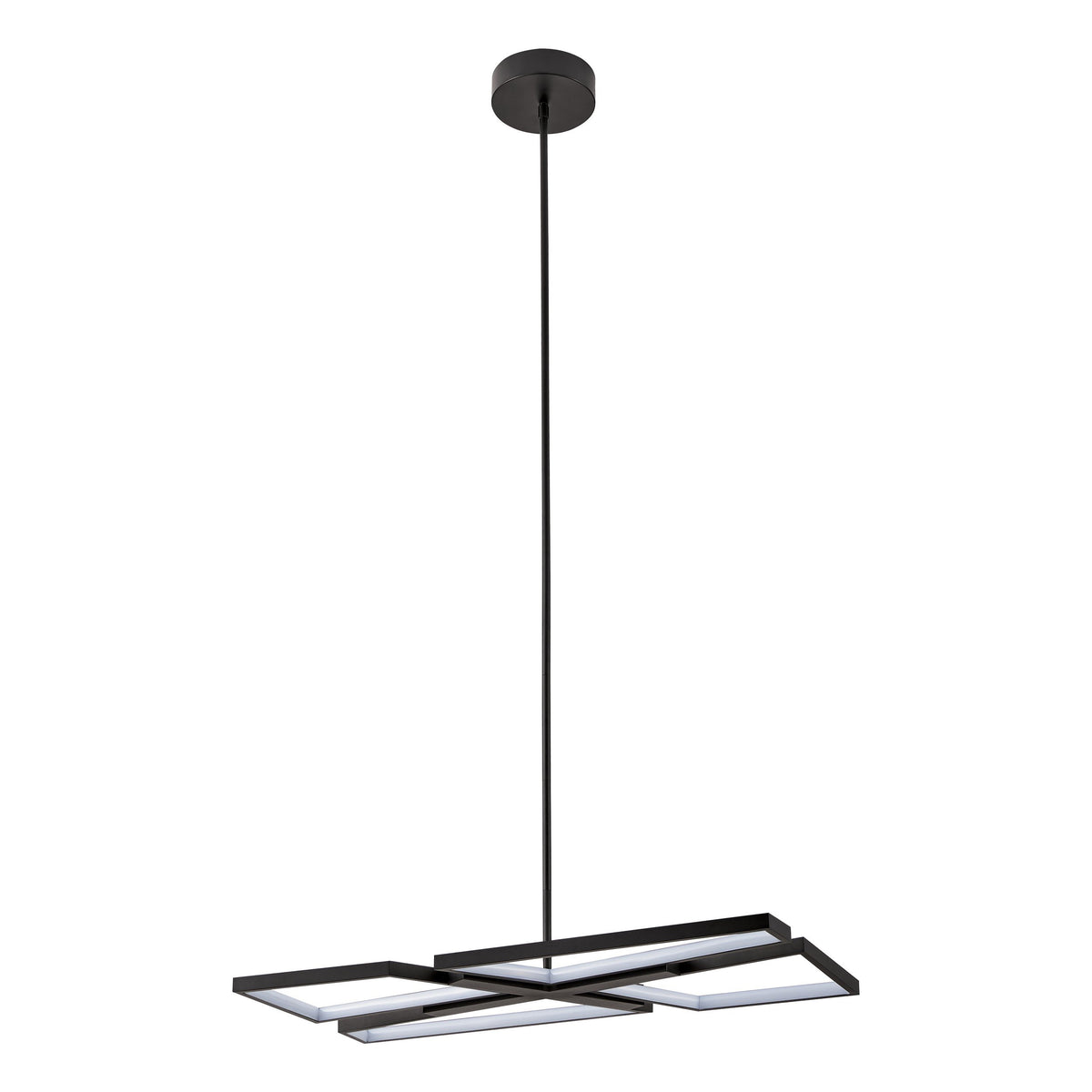Alfie 30" 3CCT LED Chandelier - Textured Black