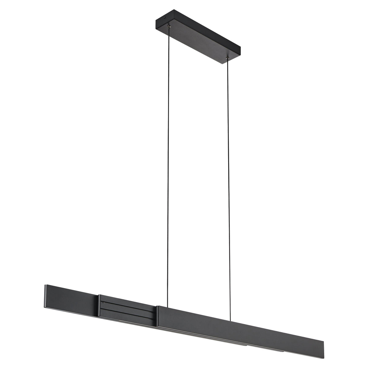Falsetto 40-73" 3CCT LED Linear Chandelier - Textured Black