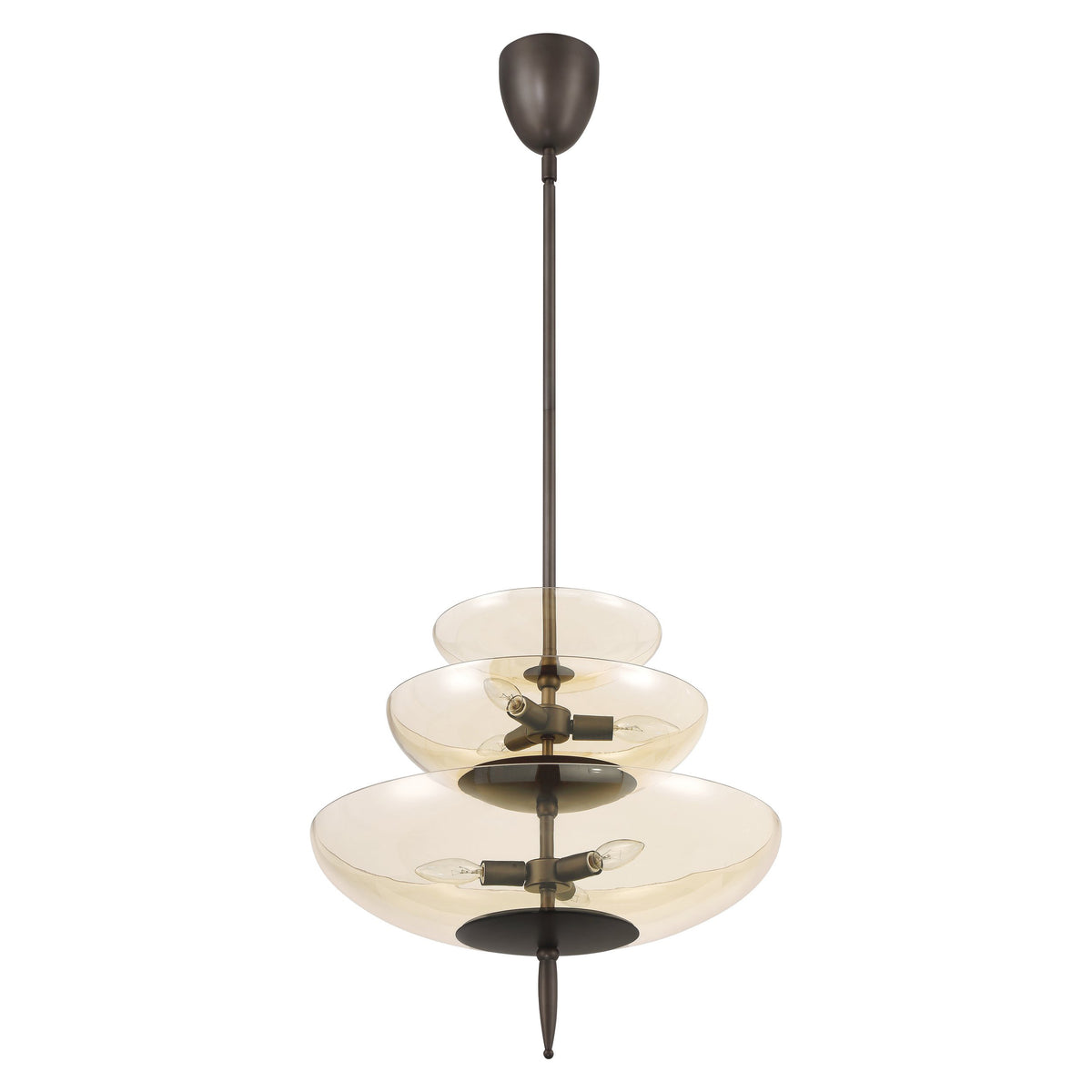 Fiorello 21" Pendant Light - Forged Bronze