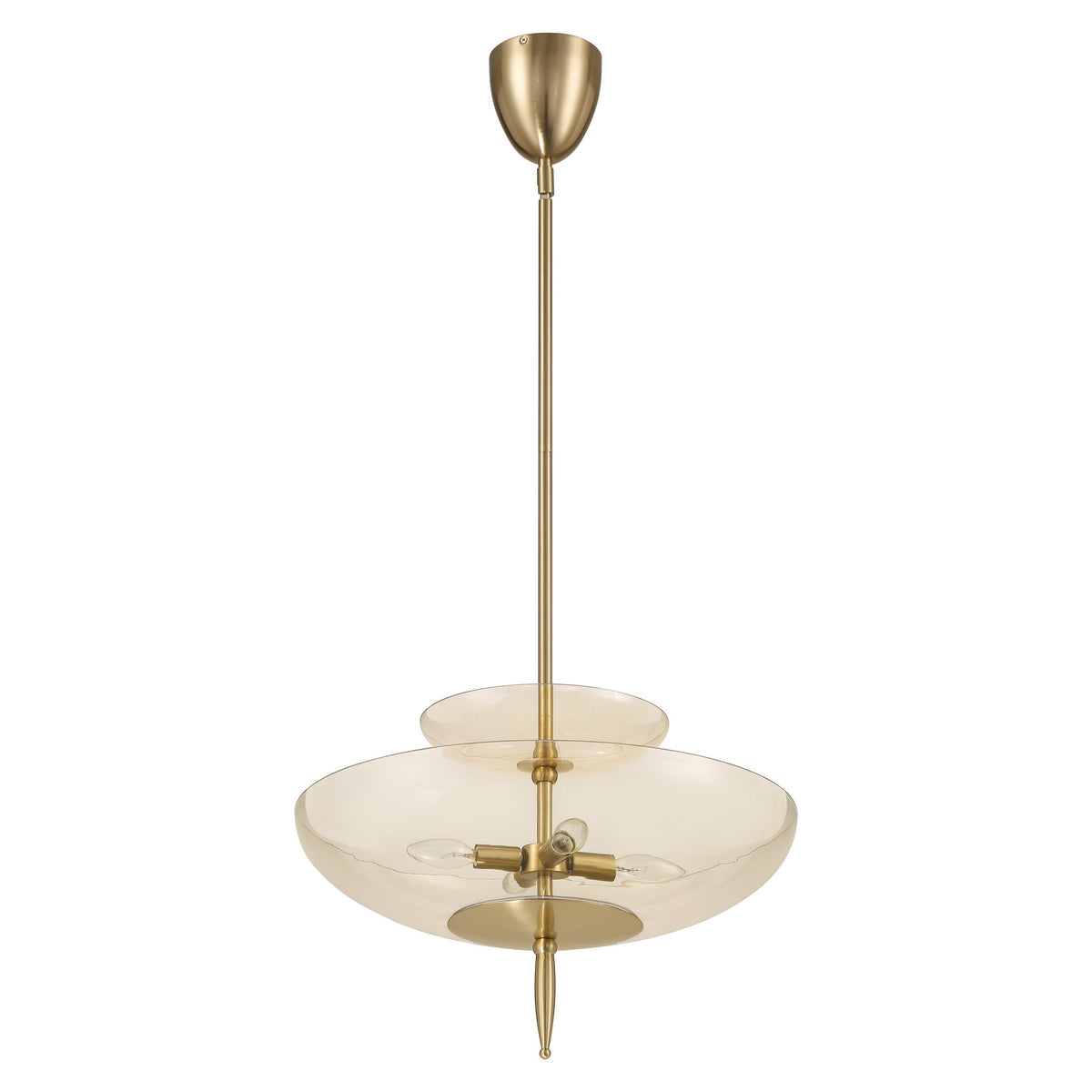 Fiorello 21" Convertible Pendant - Brushed Gold