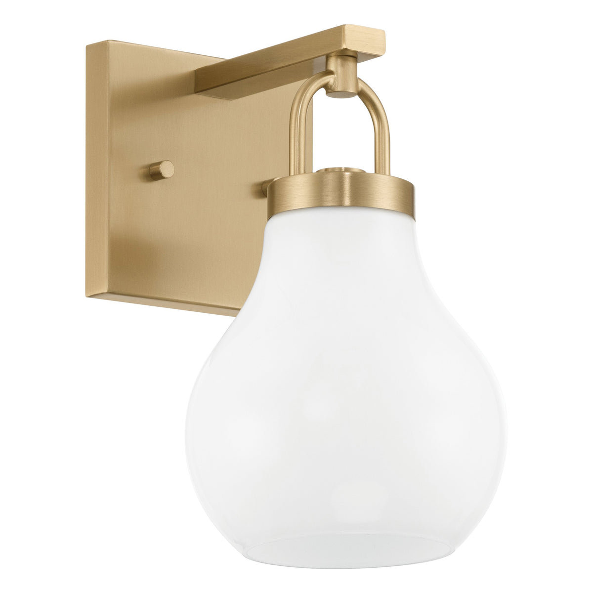 Mansfield 6" Vanity Light - Champagne Gold / Opal Glass