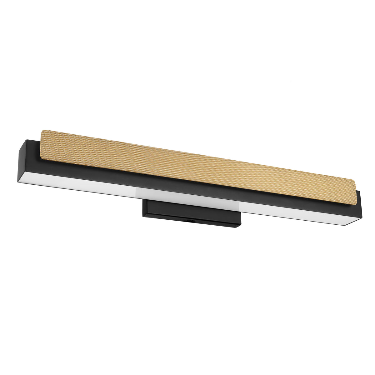 Grazia 24" 5CCT LED Vanity Light - Matte Black / Brushed Gold