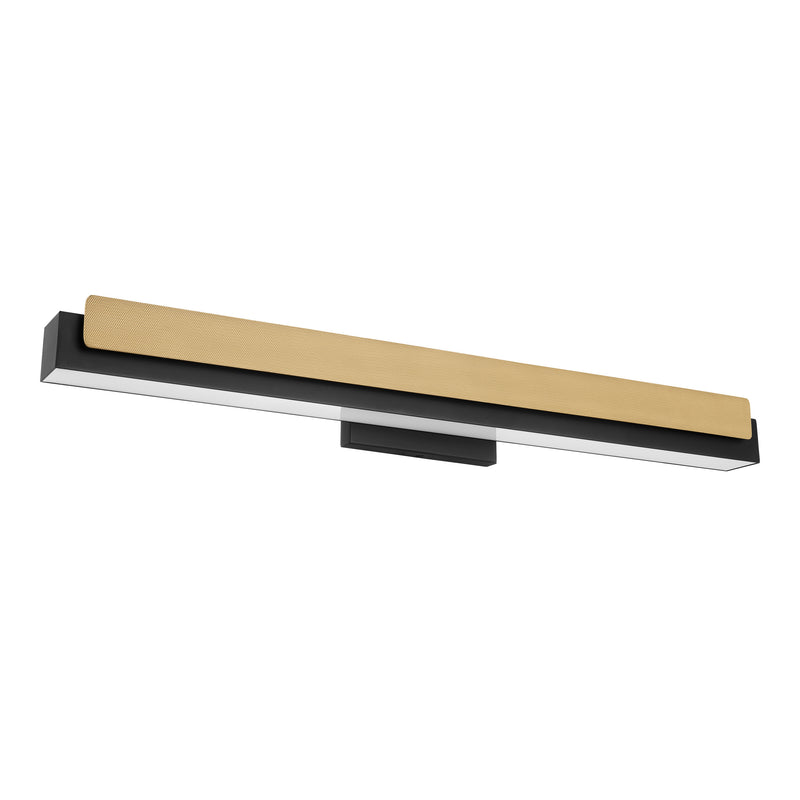 Grazia 32" 5CCT LED Vanity Light - Matte Black / Brushed Gold