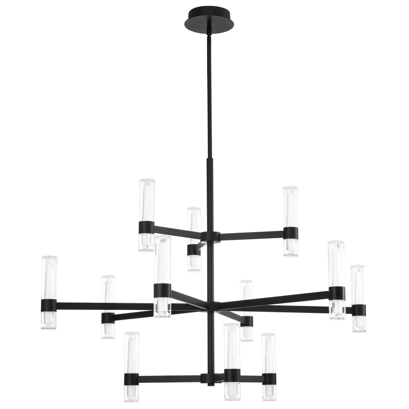 Ristretto 48" LED Chandelier - Matte Black