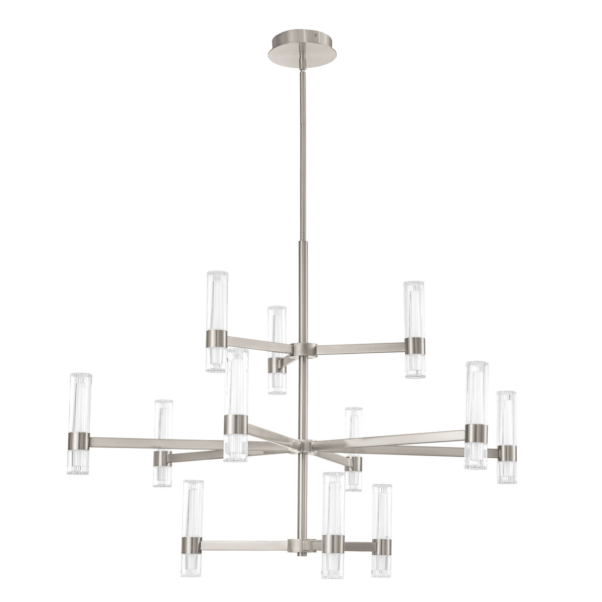 Ristretto 48" LED Chandelier - Brushed Nickel
