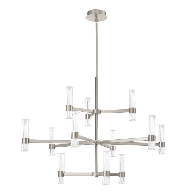 Ristretto 48" LED Chandelier - Brushed Nickel