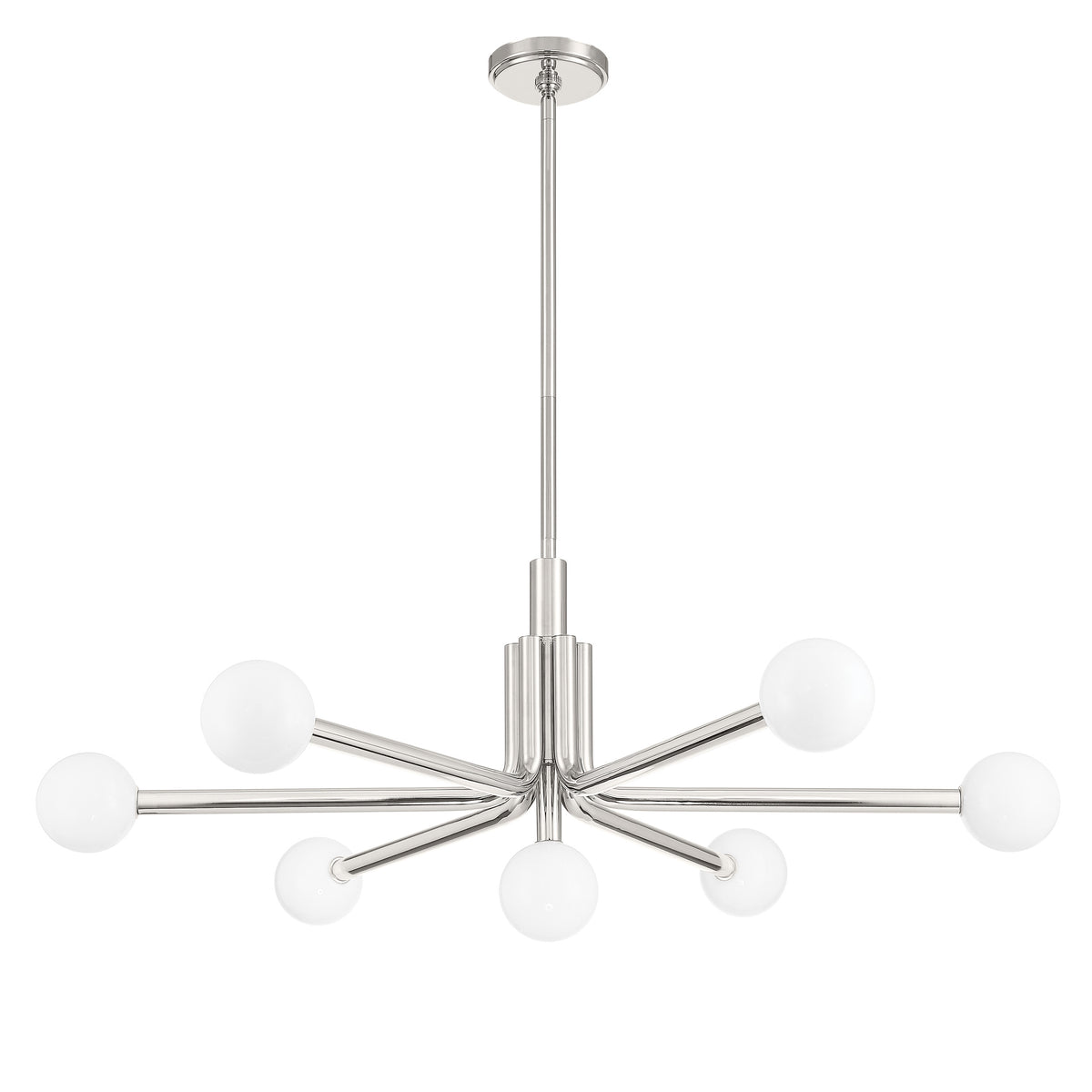 Stockholm 40" Chandelier - Polished Nickel