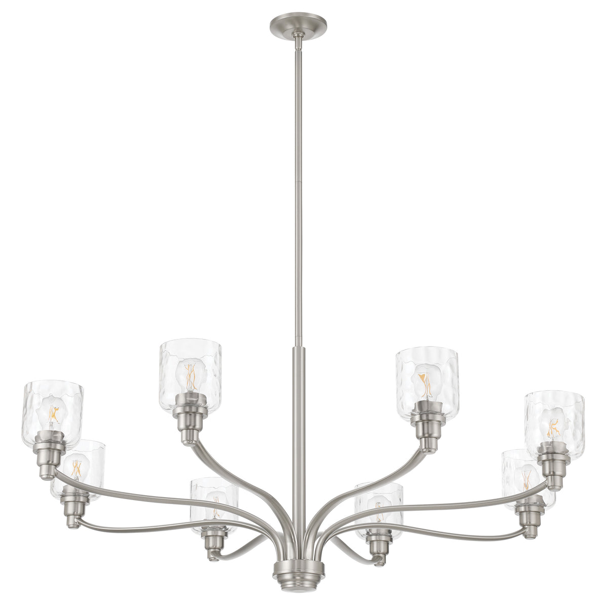 Laurent 47" Chandelier - Brushed Nickel