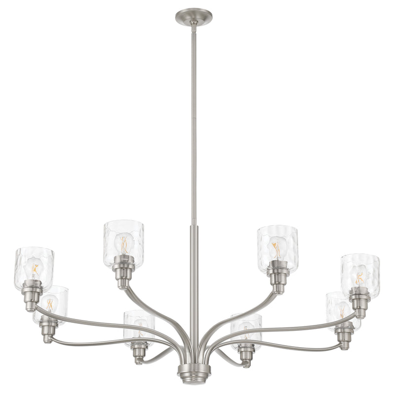 Laurent 47" Chandelier - Brushed Nickel
