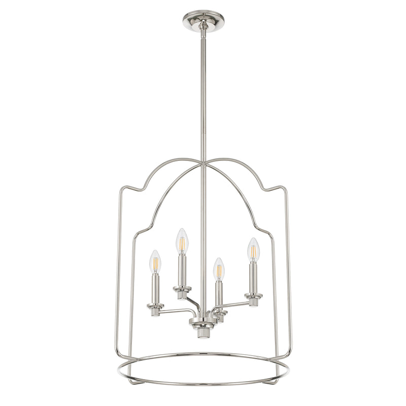 Gwyneth 24" Pendant Light - Polished Nickel