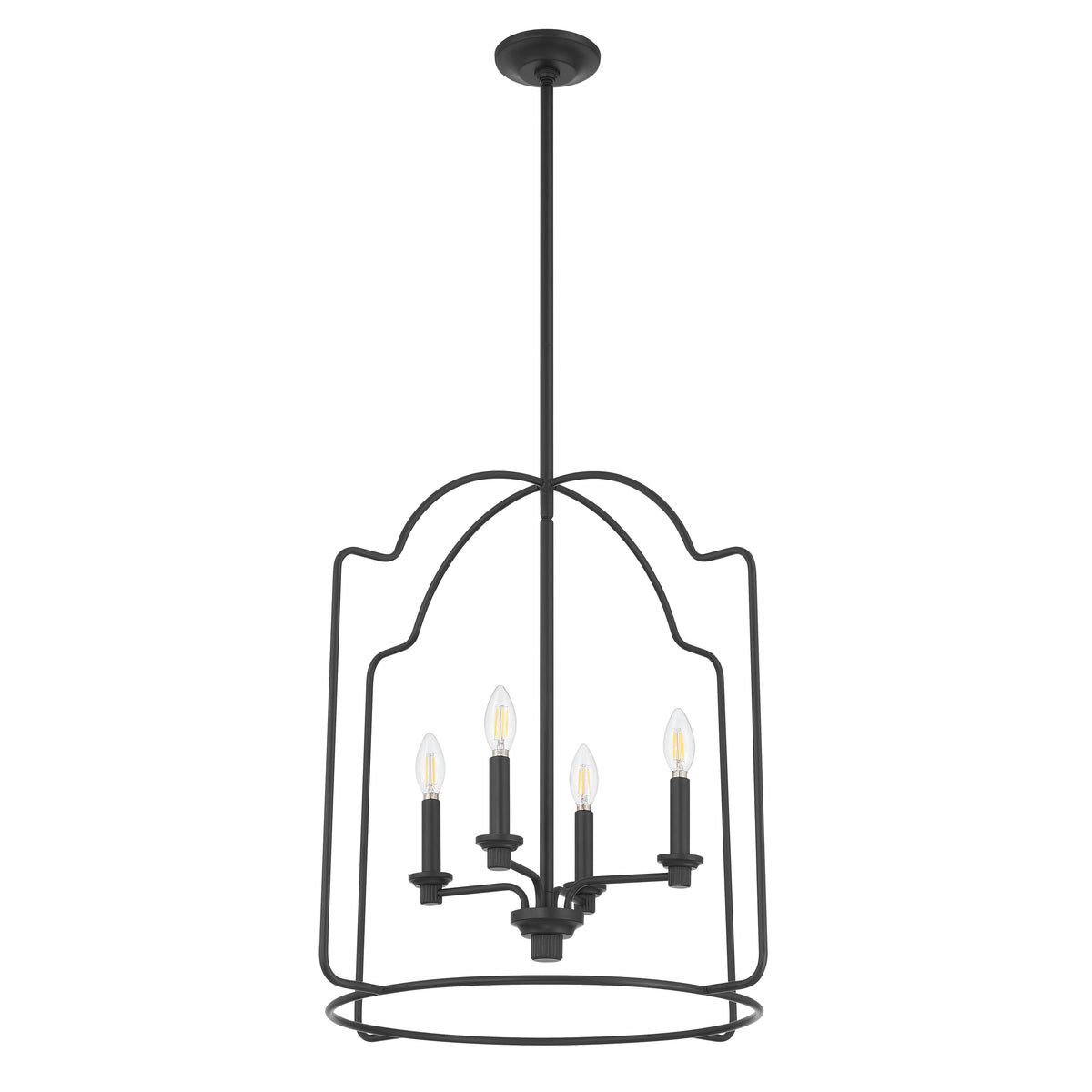 Gwyneth 24" Pendant Light - Matte Black