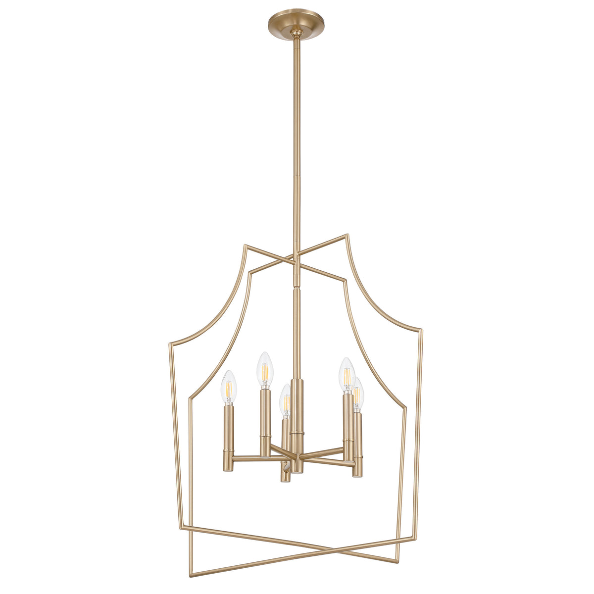 Declan 28" Pendant Light - Champagne Gold