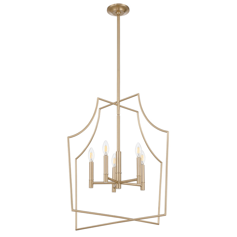 Declan 28" Pendant Light - Champagne Gold