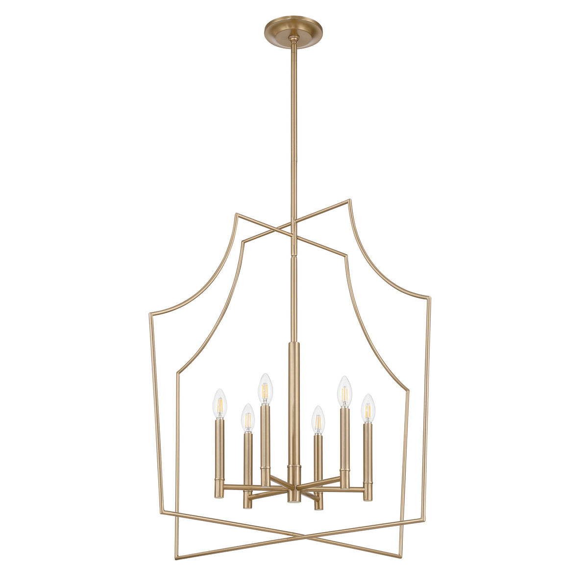 Declan 34" Pendant Light - Champagne Gold