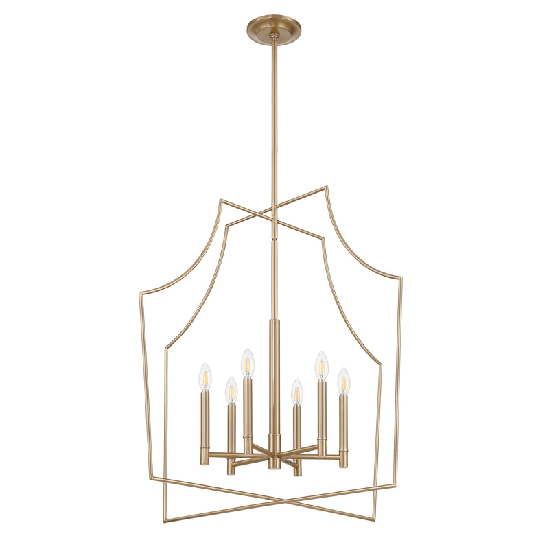 Declan 34" Pendant Light - Champagne Gold