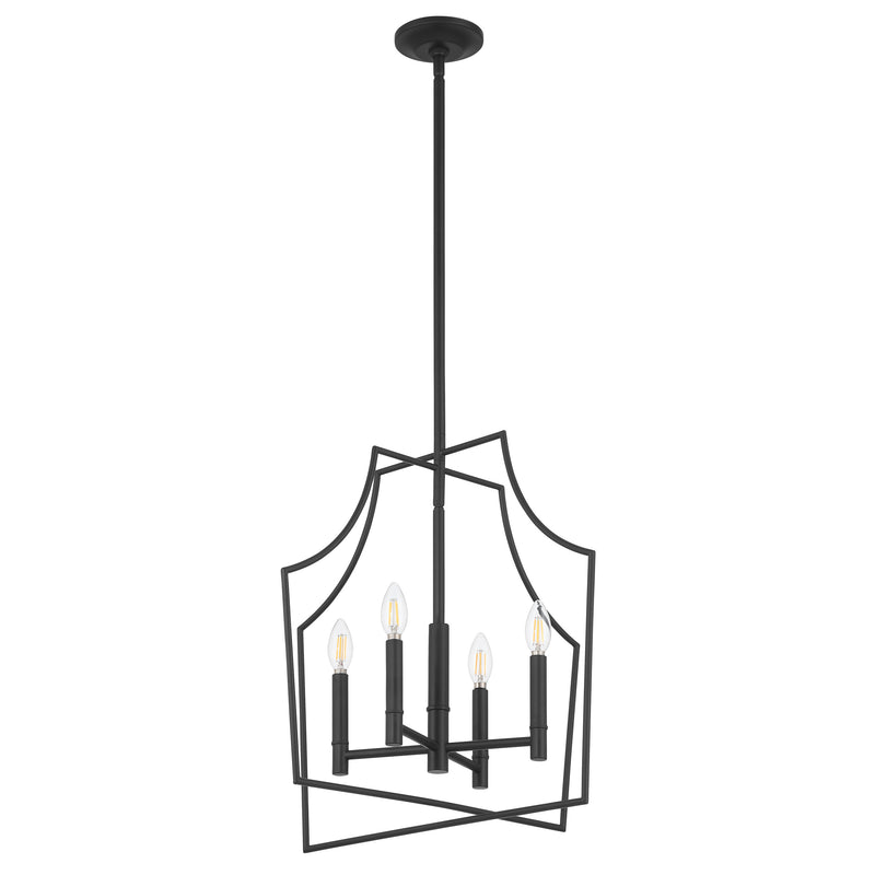 Declan 22" Pendant Light - Matte Black