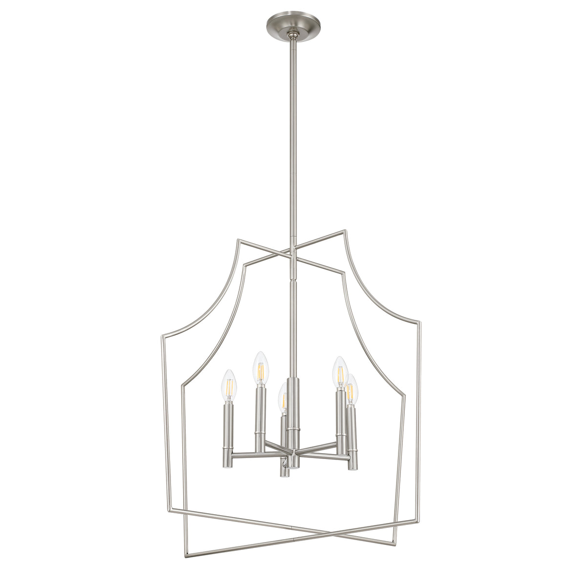 Declan 28" Pendant Light - Brushed Nickel