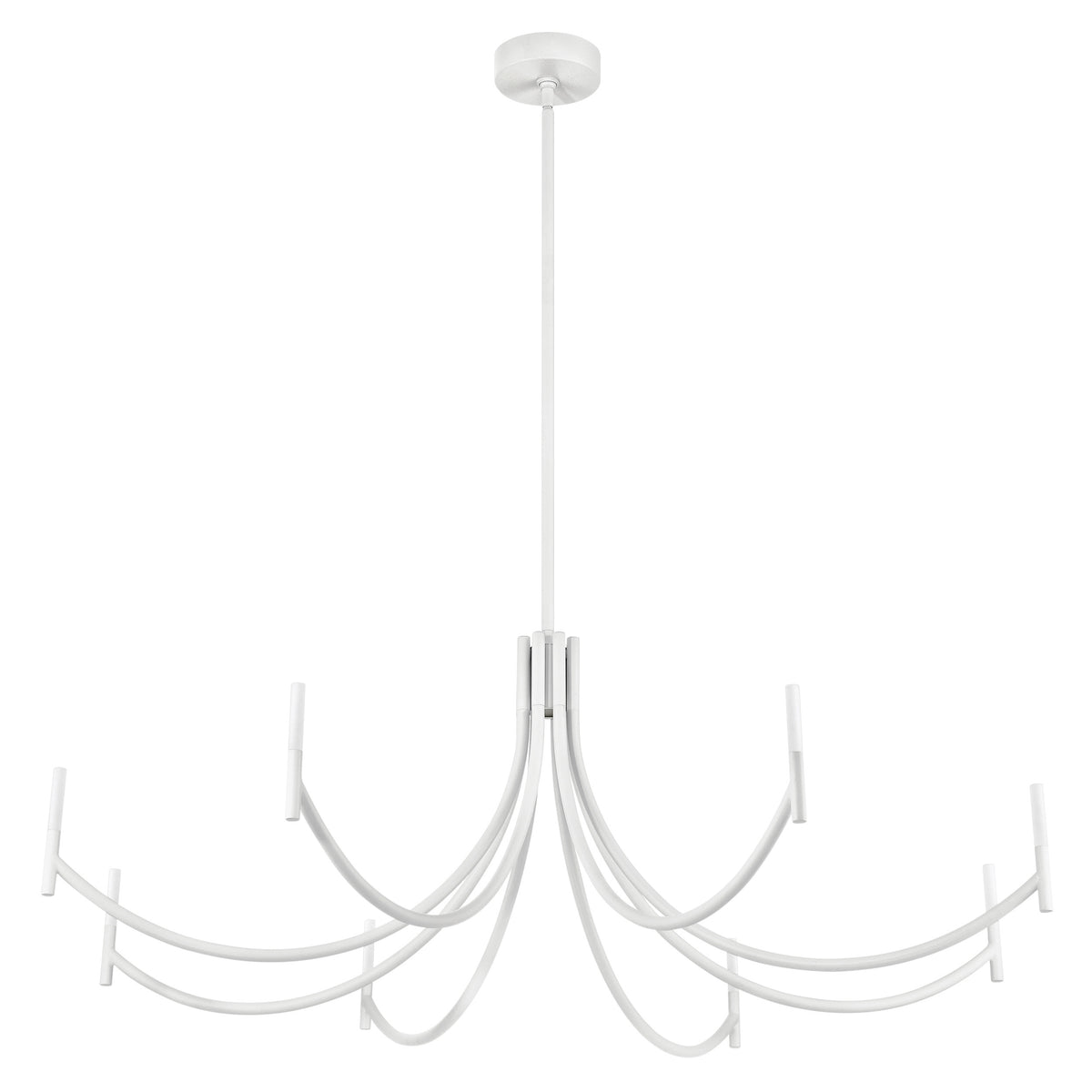 Allegretto 48" LED Chandelier - Textured White