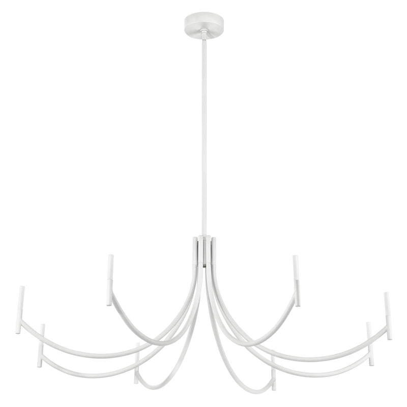 Allegretto 48" LED Chandelier - Textured White