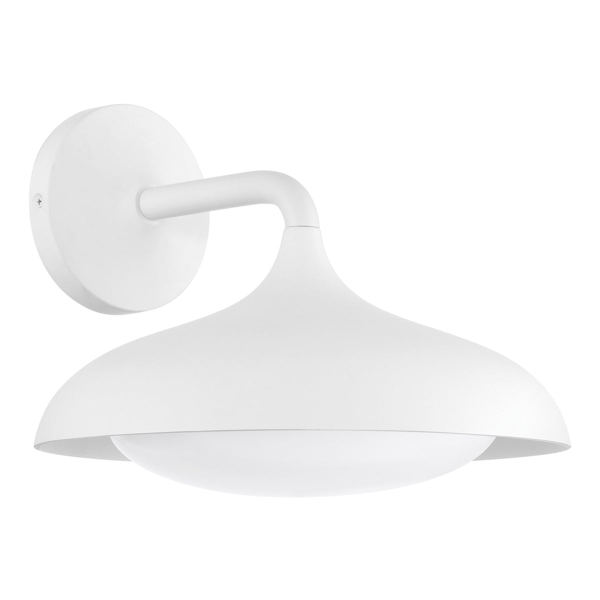 Chester 12" LED Exterior Wall Sconce - Textured White