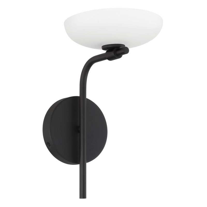 Roslyn 12" LED Wall Sconce - Textured Black