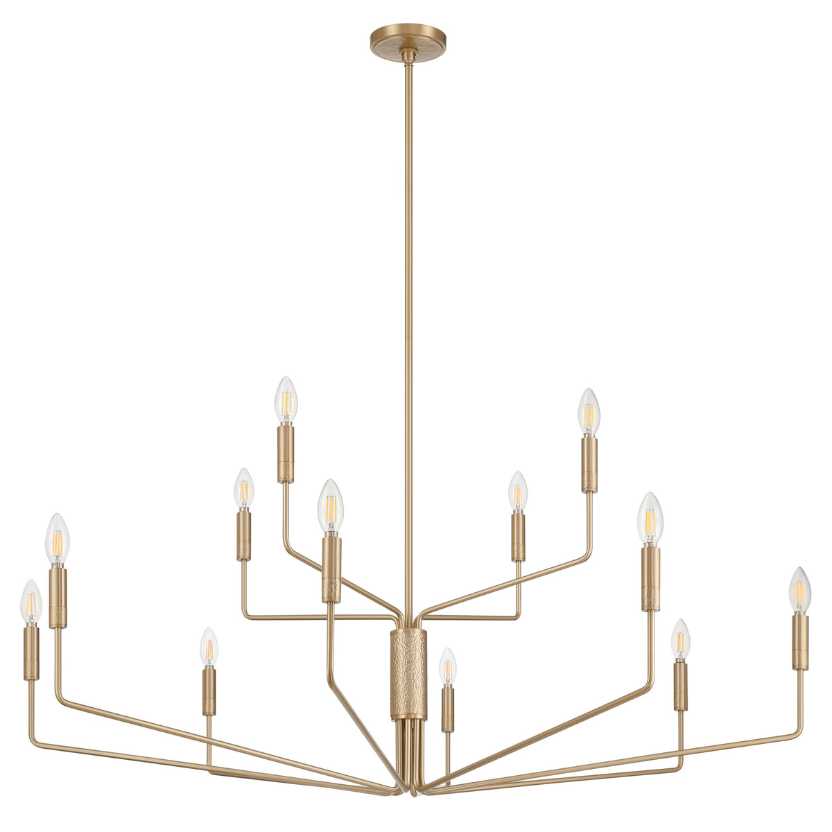 Dylan 48" Chandelier - Champagne Gold