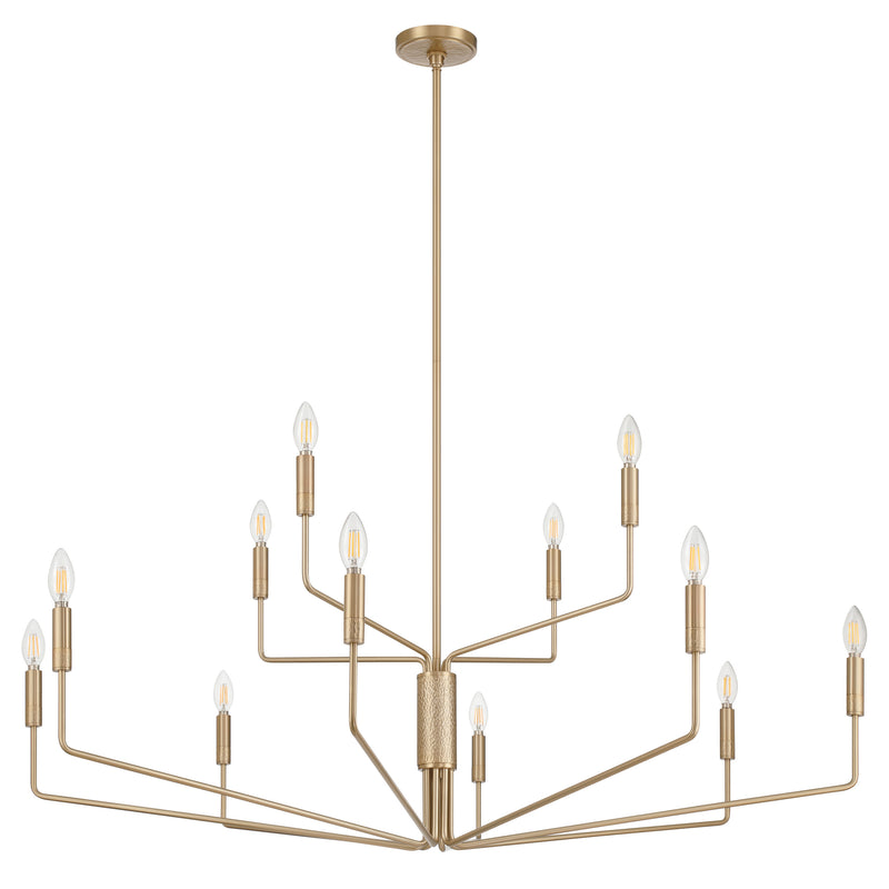 Dylan 48" Chandelier - Champagne Gold
