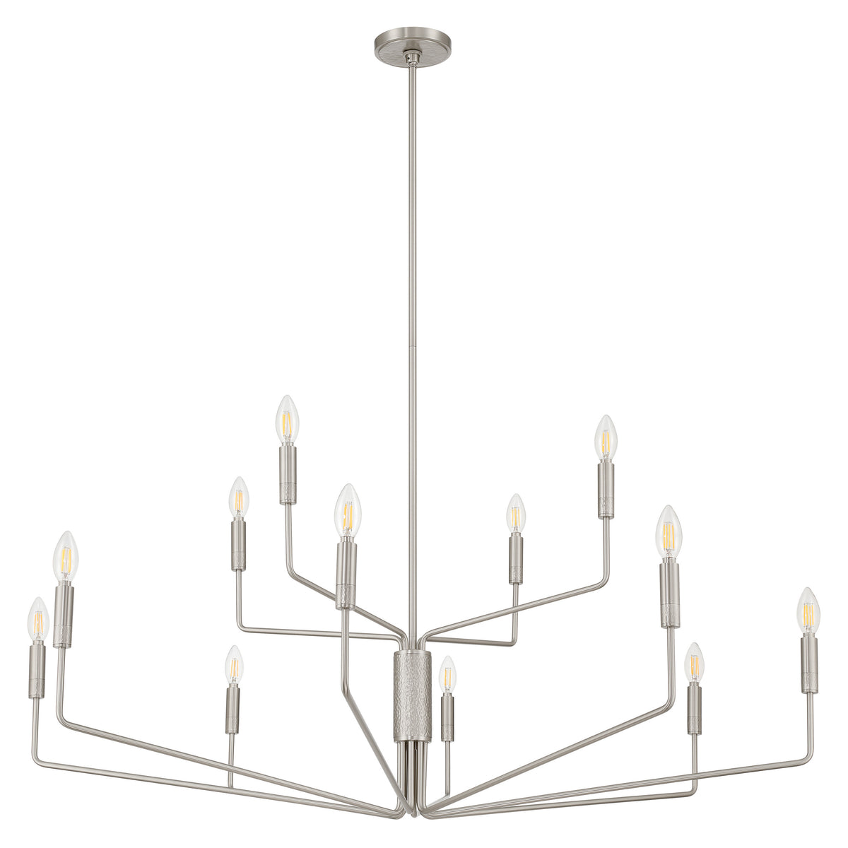 Dylan 48" Chandelier - Brushed Nickel