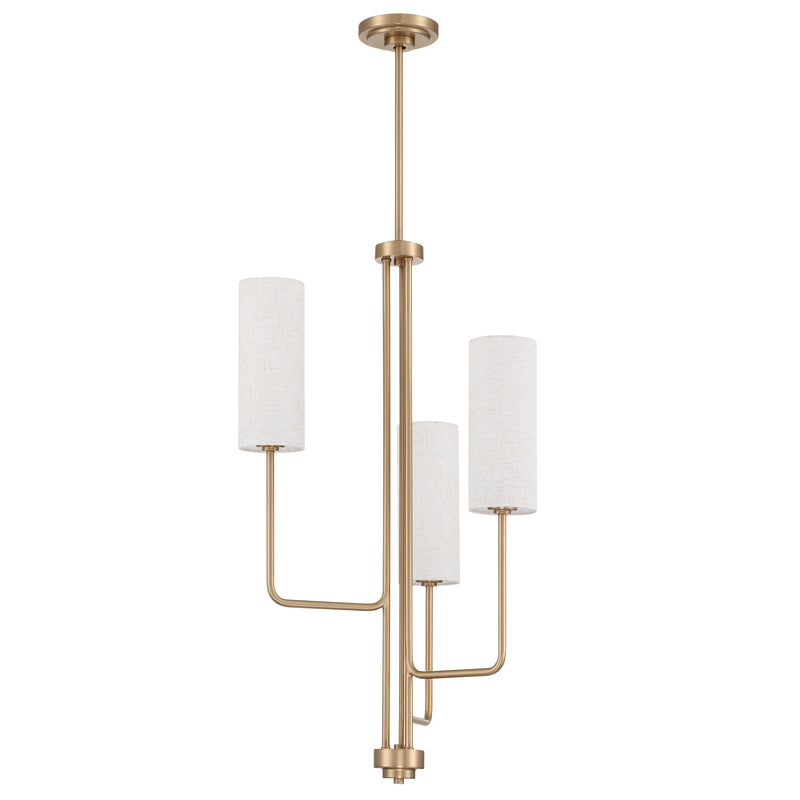 Quinn 20" Chandelier - Champagne Gold