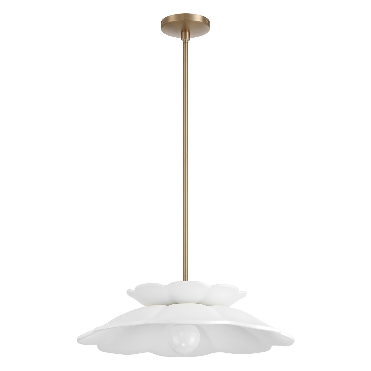 Ophelia 21" Convertible Pendant - Champagne Gold