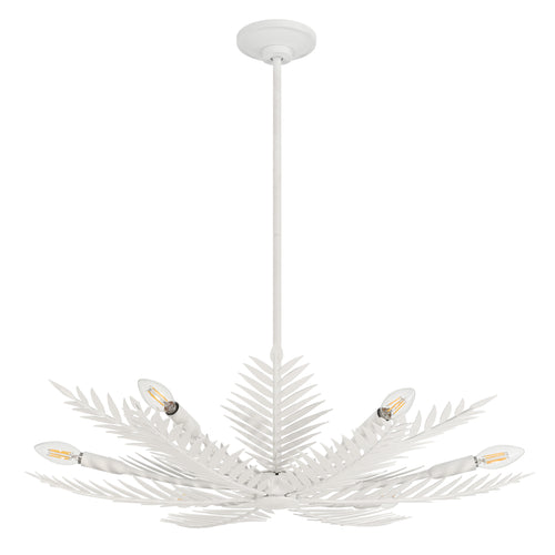 Areka 30" Chandelier - Plaster White