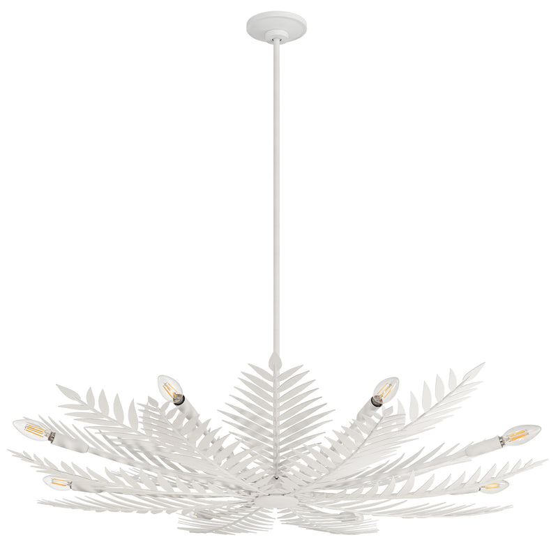 Areka 42" Chandelier - Plaster White