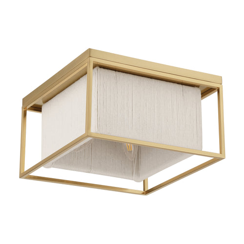 Abbey 14" Flush Mount - Brass