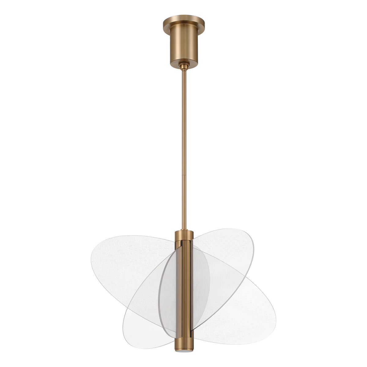 Isabella 20" 5CCT LED Pendant Light - Champagne Gold
