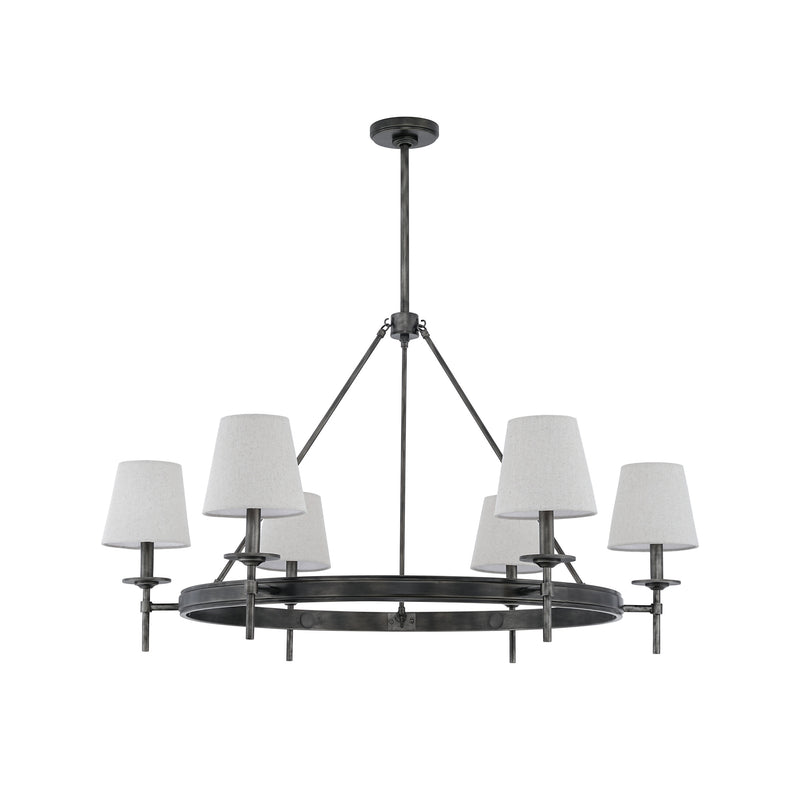 Whitman 40" Chandelier - Rustic Bronze