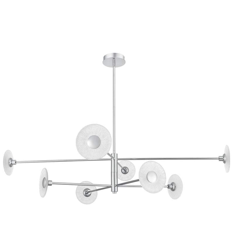 Julian 58" LED Chandelier - Polished Nickel