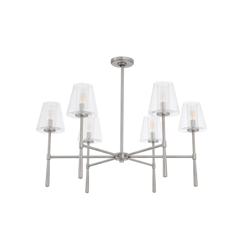 Montaine 36" Chandelier - Antique Nickel