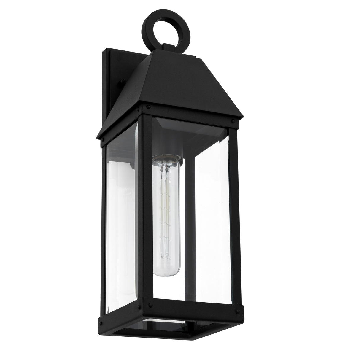Glenwood 17" Exterior Wall Sconce - Textured Black