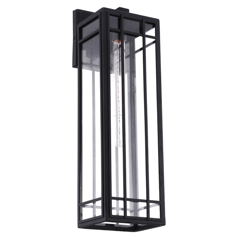 Tartan 22" Exterior Wall Sconce - Textured Black