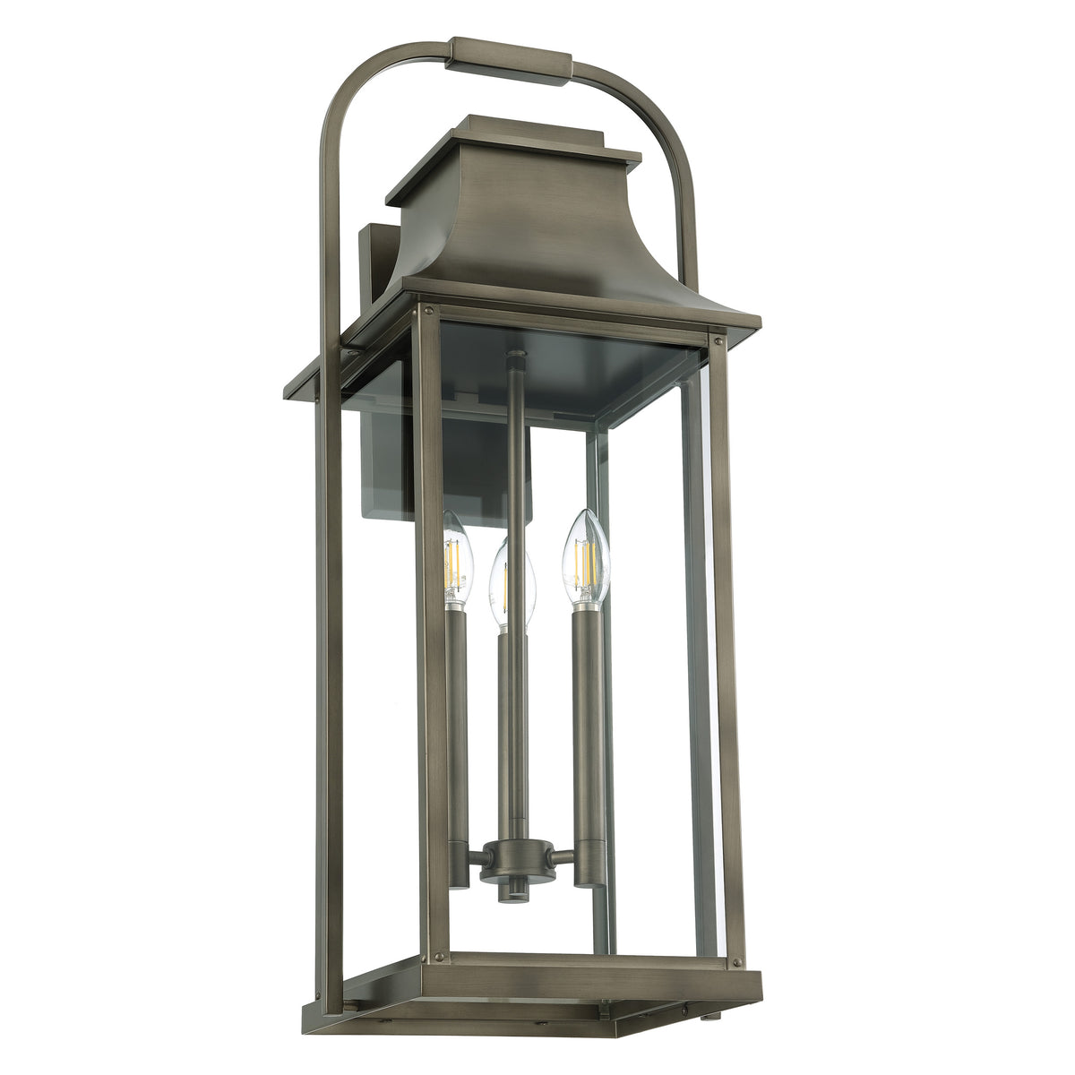 Hines Hill 28" Exterior Wall Sconce - Forged Bronze