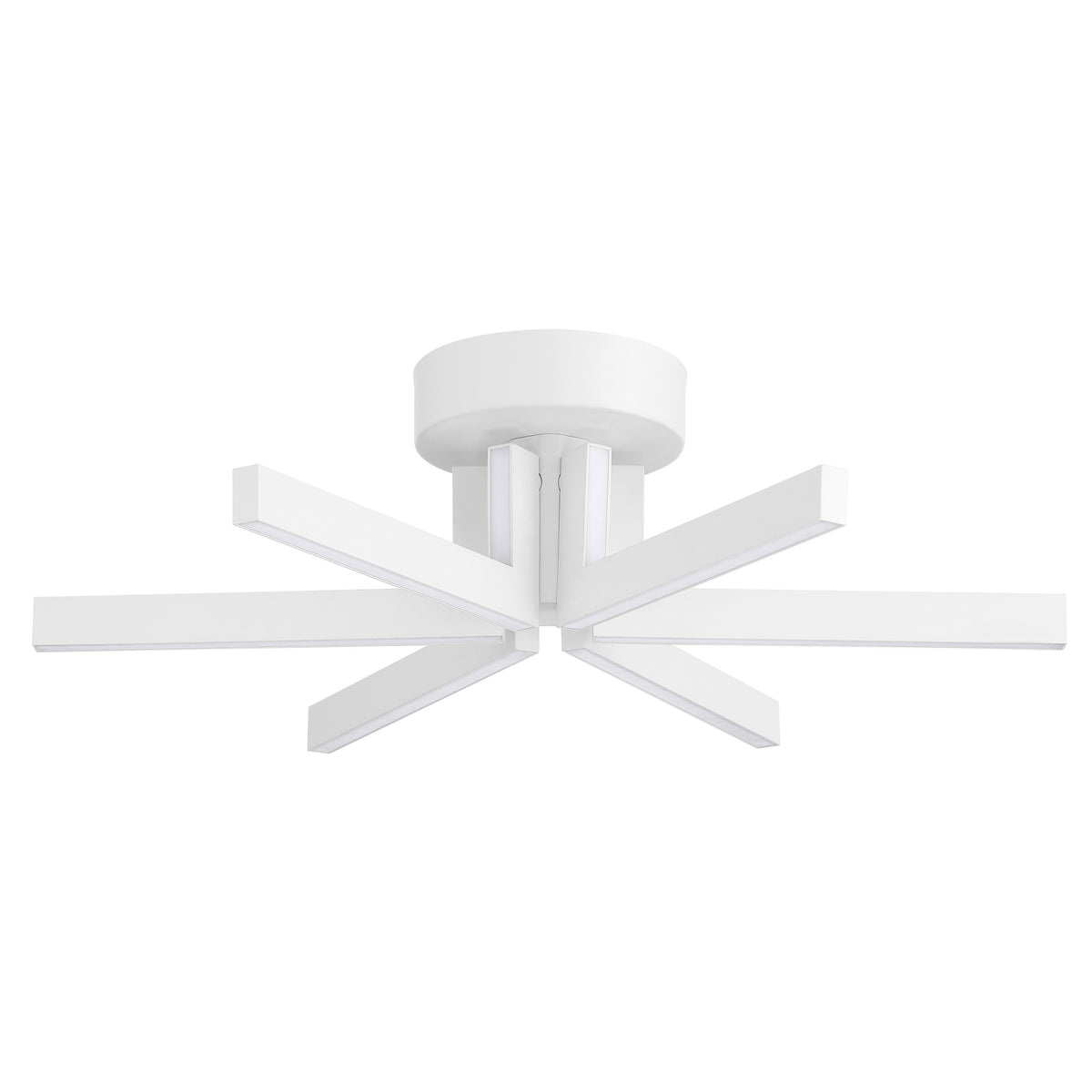 Eero 24" 5CCT LED Semi-Flush Mount - Textured White