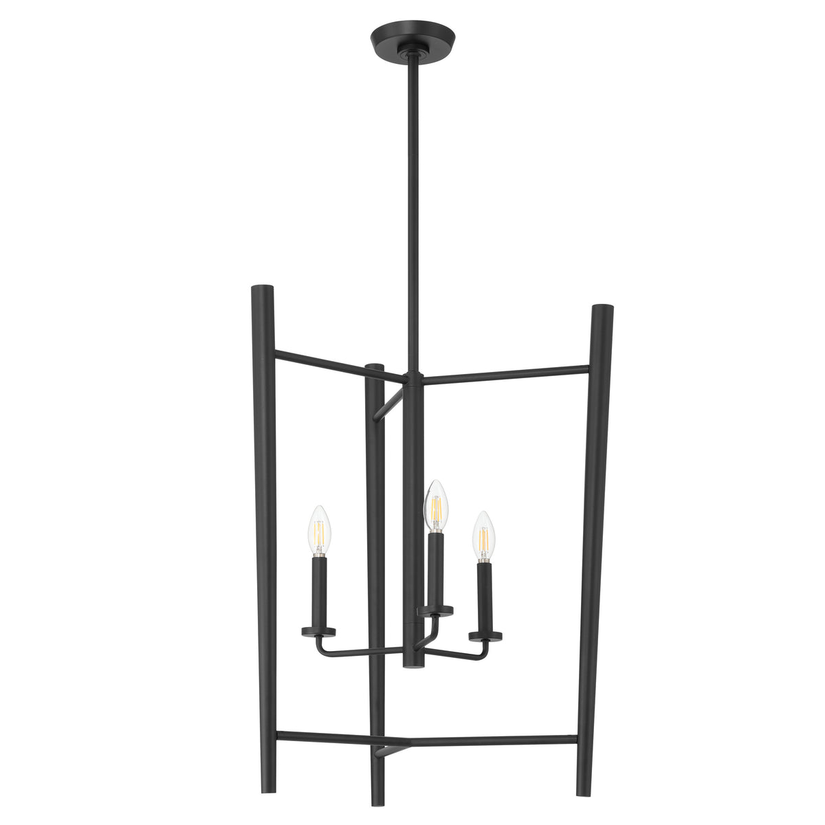 Seth 24" Pendant Light - Textured Black