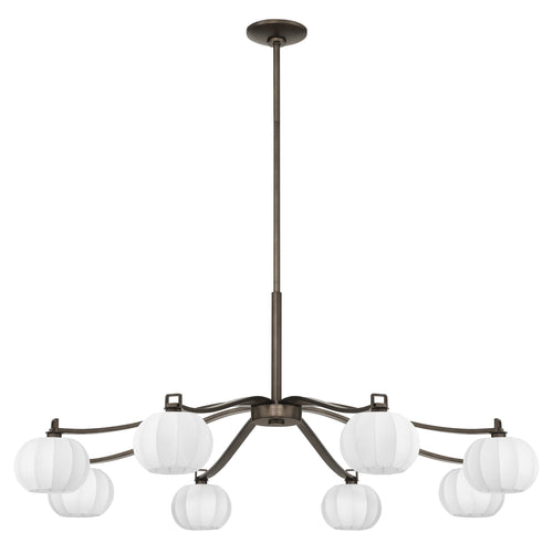 Andon 48" Chandelier - Forged Bronze