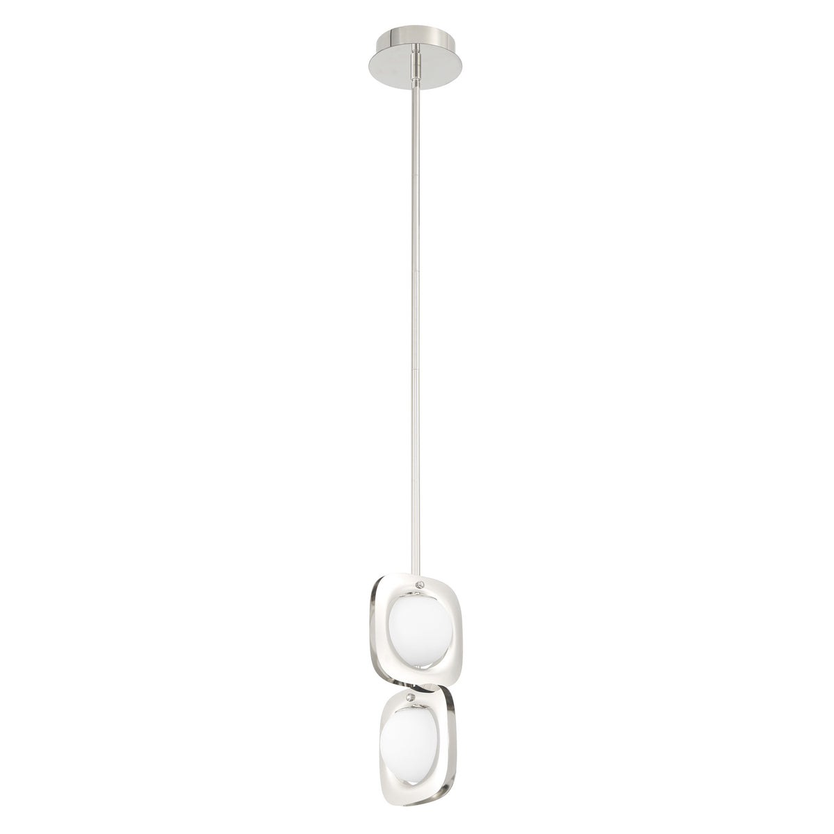Reiner 6" 5CCT LED Pendant Light - Polished Nickel