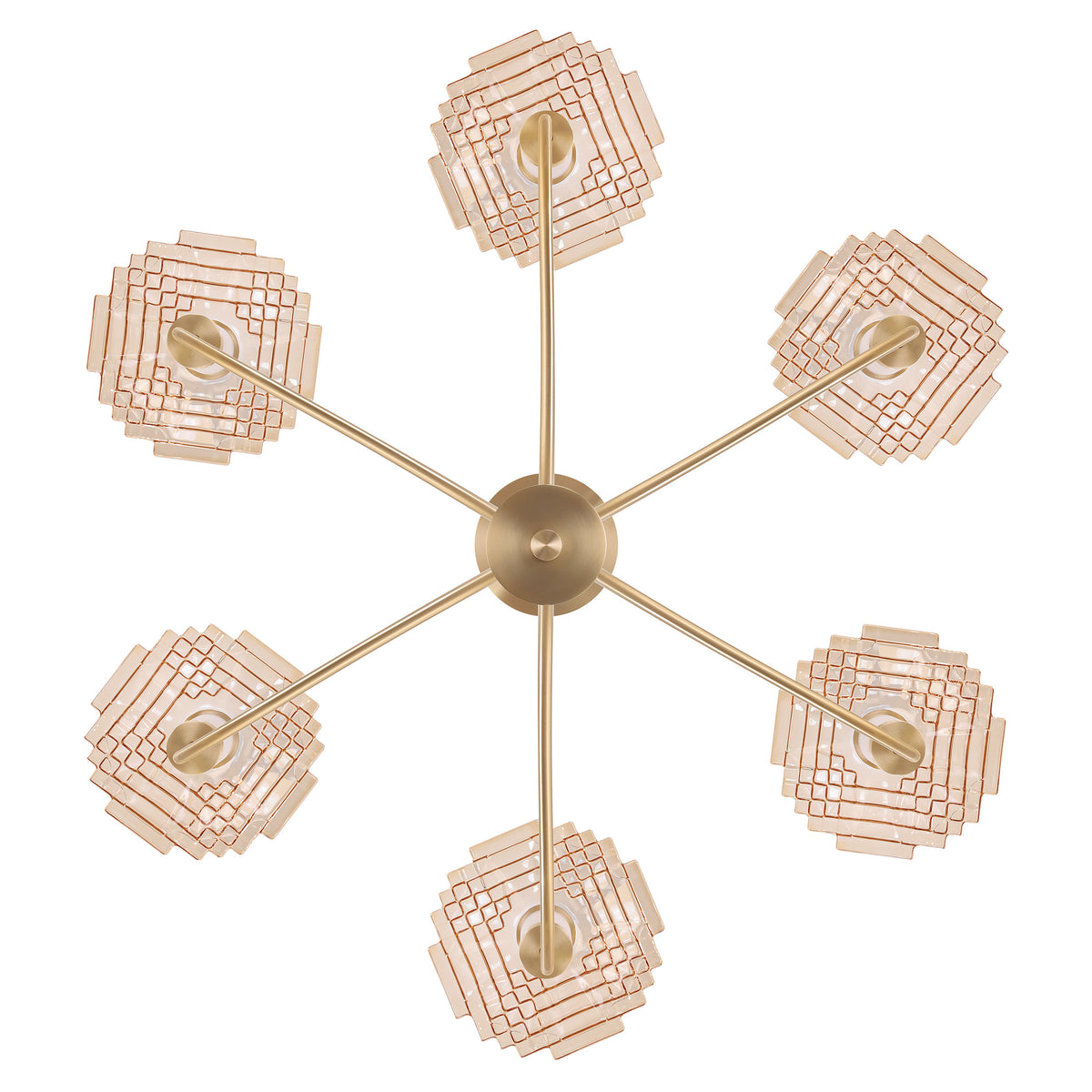 Elton 38" 5CCT LED Chandelier