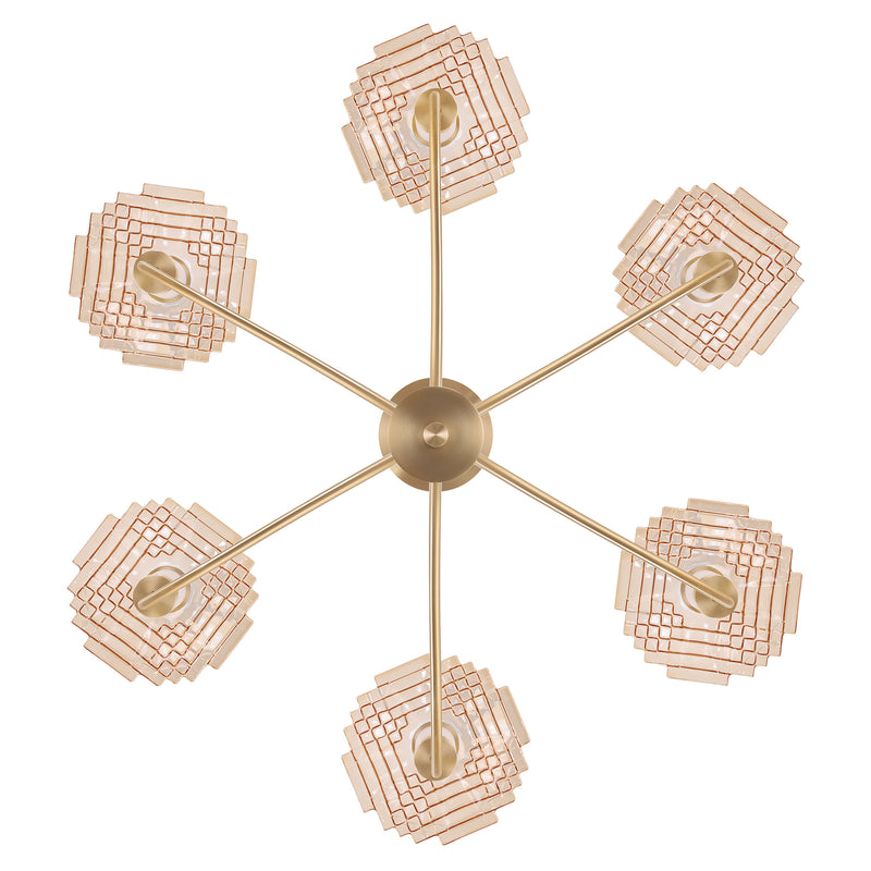 Elton 38" 5CCT LED Chandelier